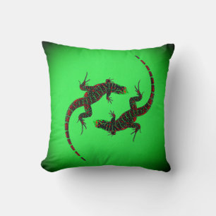 Yin Yang Lizards Kussen
