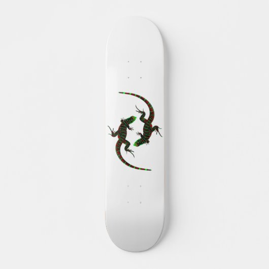 Yin Yang Lizards Persoonlijk Skateboard (Voorkant)