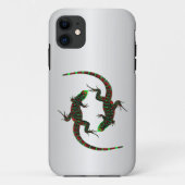 Yin Yang Lizards Silver Case-Mate iPhone Case (Achterkant)