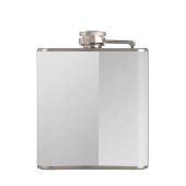 Yin Yang Lizards Silver Heupfles (Achterkant)