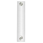 Yin Yang Lizards Silver Medium Tafelloper (Voorkant)