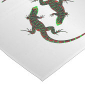 Yin Yang Lizards Silver Medium Tafelloper (Hoek)