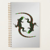 Yin Yang Lizards Silver Planner (Voorkant)