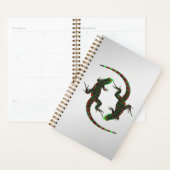 Yin Yang Lizards Silver Planner (Display)