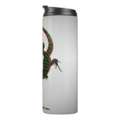 Yin Yang Lizards Silver Thermosbeker (Geroteerd rechts)