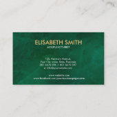 Yin Yang Lotus Acupunctuur Naald Visitekaartje (Achterkant)