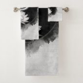 Yin Yang - Lotus bloemen Bad Handdoek (Insitu)