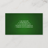 Yin Yang Lotus flower - Zwarte en witte marmer Visitekaartje (Achterkant)