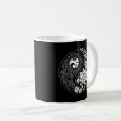 Yin Yang Lotusdala voor Koffiemok (Voorkant rechts)