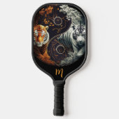 Yin Yang Lucky Tigers Pickleball Paddle (Achterkant)