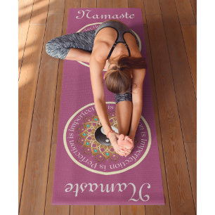 Yin Yang Magenta Workout, Pilates en Yogamat