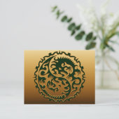 Yin Yang Magical Dragons 3 Briefkaart (Staand voorkant)