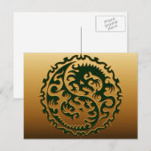 Yin Yang Magical Dragons 3 Briefkaart (Voorkant / Achterkant)