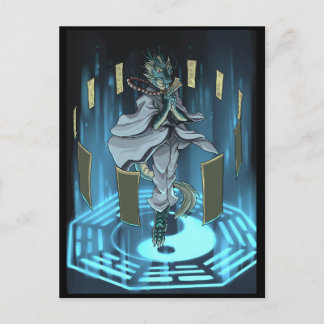 Yin Yang magical ring Briefkaart