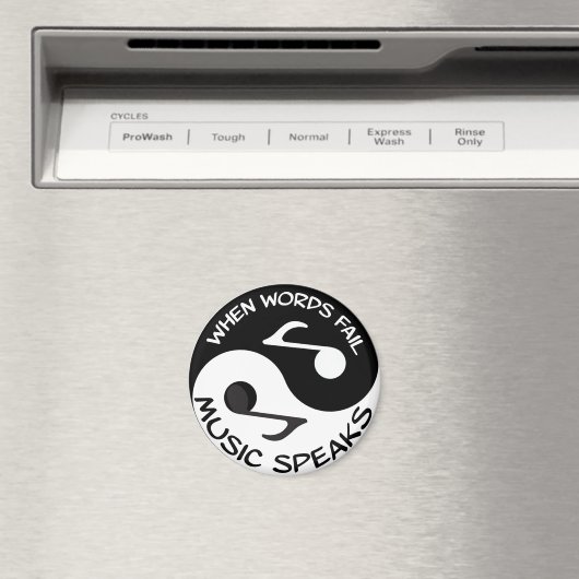 Yin yang magneet (Insitu (Vaatwasser))