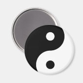Yin Yang magneet (Voorkant / Achterkant)