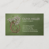 Yin Yang Magnolia Blossom Tree Visitekaartje (Voorkant)