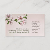 Yin Yang Magnolia Blossom Tree Visitekaartje (Achterkant)