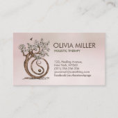 Yin Yang Magnolia Blossom Tree Visitekaartje (Voorkant)