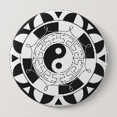 Yin Yang Mandala Button (Voorkant)