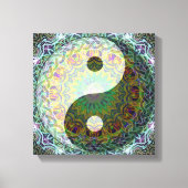 Yin Yang Mandala Canvas Afdruk (Voorkant)