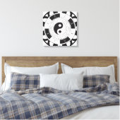 Yin Yang Mandala Canvas Afdruk (Insitu (Slaapkamer))