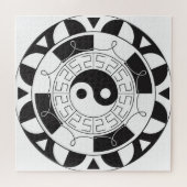 Yin Yang Mandala Legpuzzel (Horizontaal)