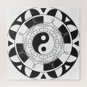 Yin Yang Mandala Legpuzzel