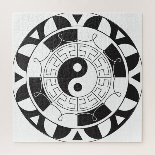 Yin Yang Mandala Legpuzzel (Verticaal)