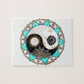 Yin Yang Mandala Legpuzzel (Horizontaal)