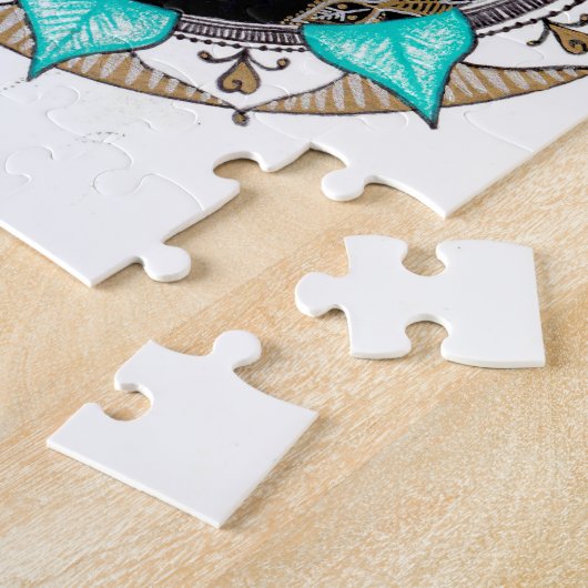 Yin Yang Mandala Legpuzzel (Zijkant)