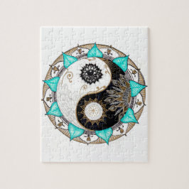 Yin Yang Mandala Legpuzzel