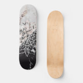 Yin Yang Mandala op Marmer #1 Persoonlijk Skateboard (Voorkant)