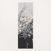 Yin Yang Mandala op Marmer #1 Yogamat (Voorkant)