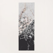 Yin Yang Mandala op Marmer #1 Yogamat (Achterkant)