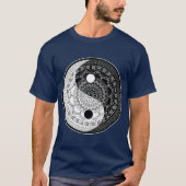 Yin Yang Mandala Sacred Geometry T-shirt (Voorkant)