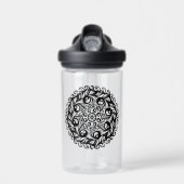 Yin Yang Mandala Waterfles (Voorkant)