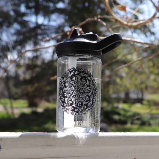 Yin Yang Mandala Waterfles