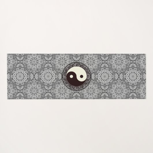 Yin Yang Mandala Yogamat (Achterkant (horizontaal))