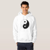 Yin Yang Mannen Hoodie (Voorkant volledig)