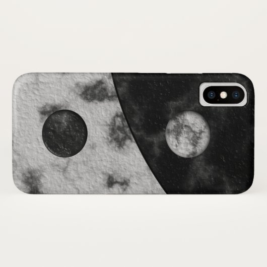 Yin Yang Marble Print Case-Mate iPhone Case (Achterkant (horizontaal))