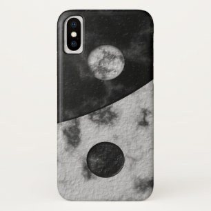 Yin Yang Marble Print iPhone X Hoesje