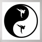 Yin Yang Martial Arts Poster (Voorkant)