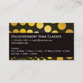 Yin Yang Mediation Logo | Yoga Visitekaartje (Achterkant)