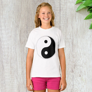 Yin Yang Meisjes T-shirt