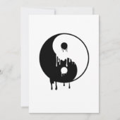 Yin Yang Melting Harmony Taoism Meditation Gift Kaart (Voorkant)