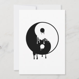 Yin Yang Melting Harmony Taoism Meditation Gift Kaart