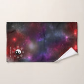 Yin Yang met Bagua Trigram Symbolen I-Ching Bad Handdoek (Handdoek)