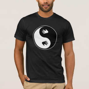 Yin Yang met handen T-shirt