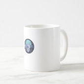 Yin Yang met levensboom Aarde in de ruimte pullove Koffiemok (Voorkant rechts)